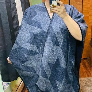 Beautiful Velvet/Velour Midweight Wrap, Reservsible